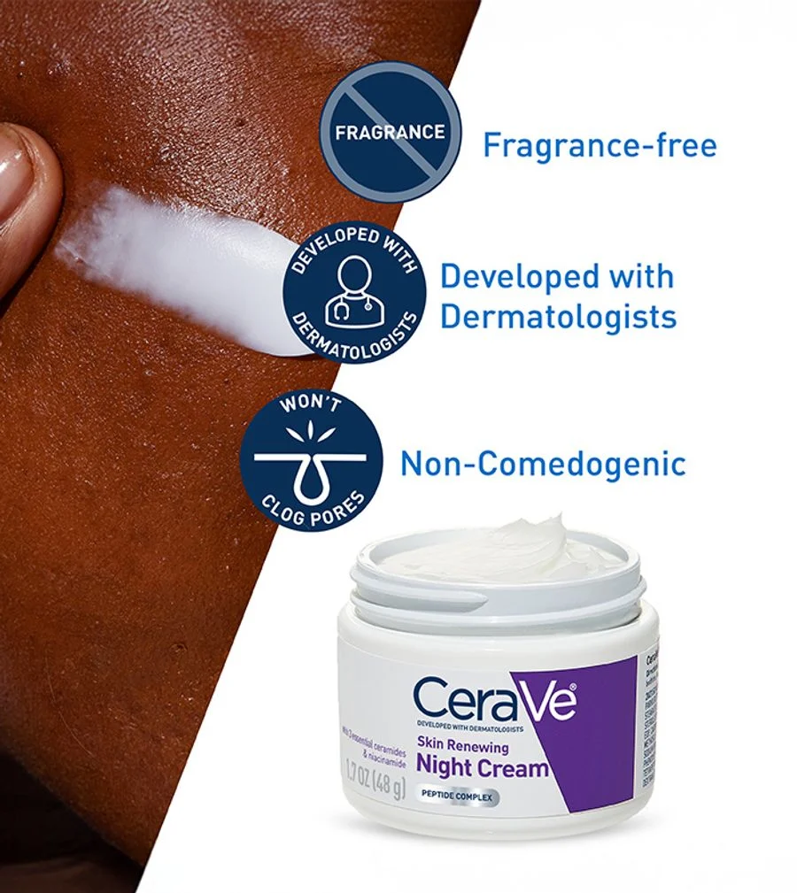CeraVe Skin Renewing Night Cream 48g - Image 3