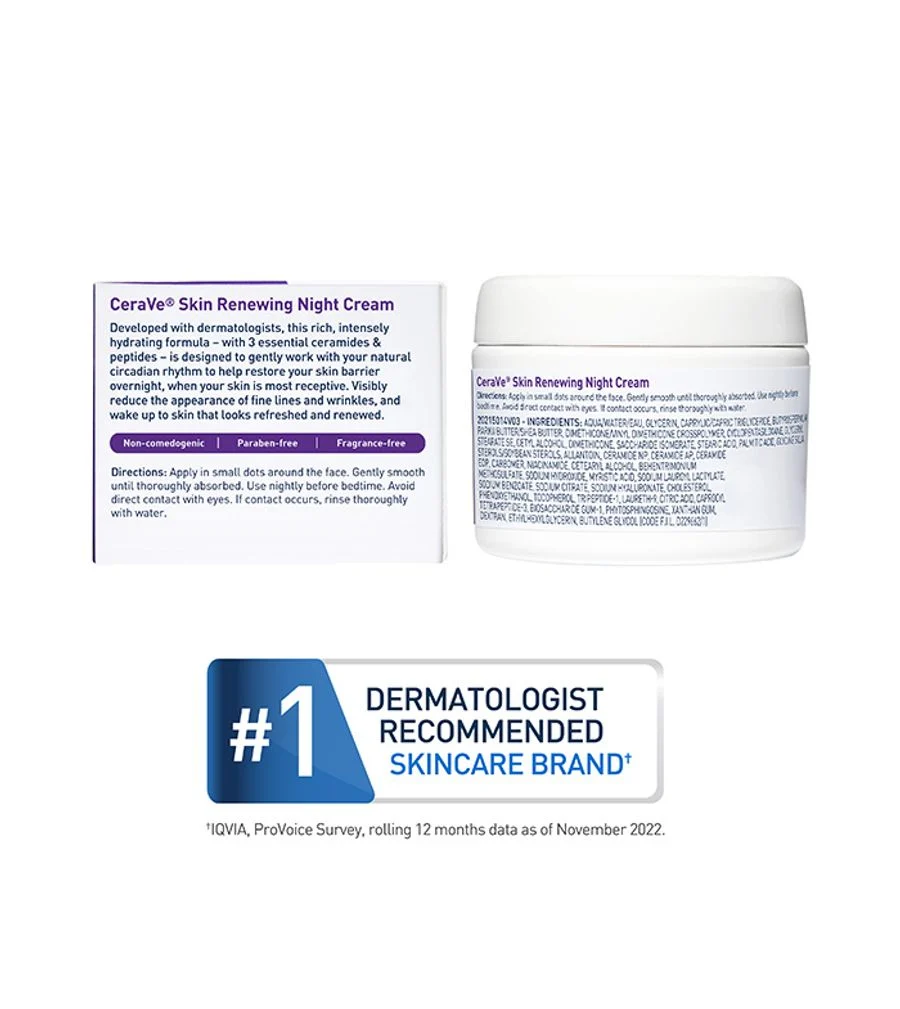 CeraVe Skin Renewing Night Cream 48g - Image 5