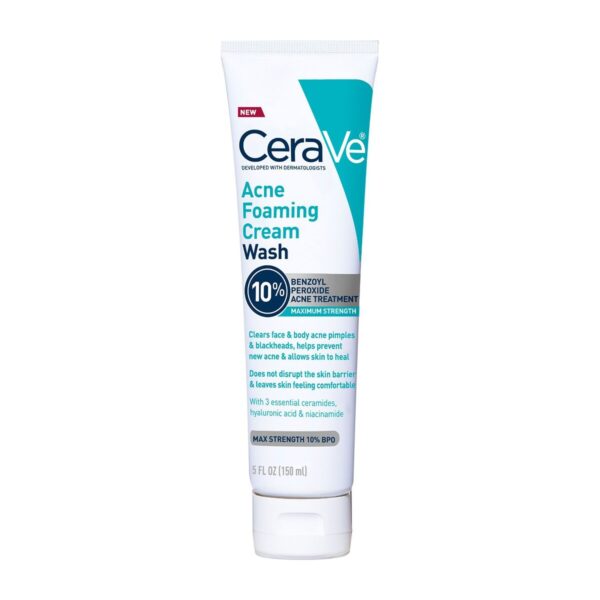 CeraVe Acne Foaming Cream Cleanser